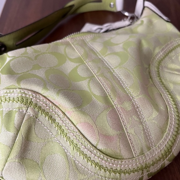 Coach green croissant bag - Picture 5 of 6